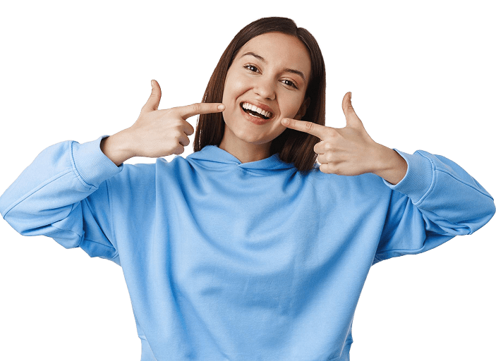 Žena so zdravým úsmevom v zubársko-ortopedickom centre Arth Dent Centrum v Piešťanoch